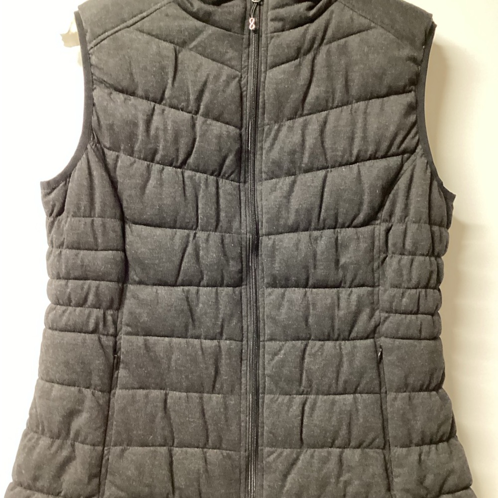 Women's Black Quilted Vest
